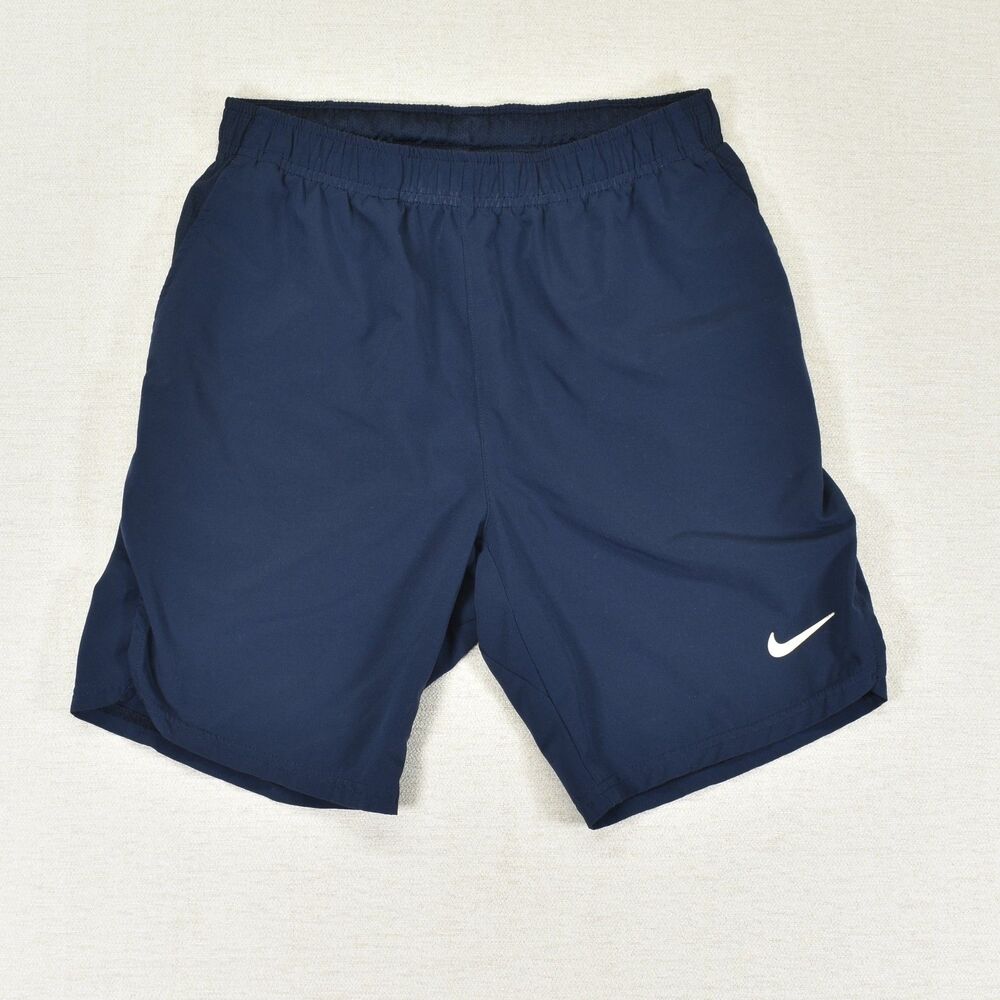 Nike Boys Court Dri-FIT Victory Tennis Shorts Navy Blue Size Large L 14-16